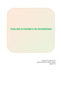 analisis económicos de inversiones