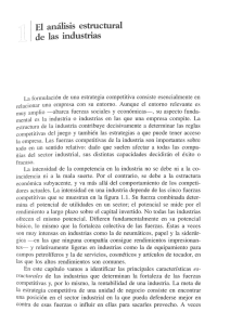 El análisis estructural de las industrias