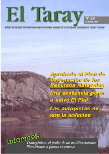 taray 10 - Asociación Ecologista del Jarama "El Soto"