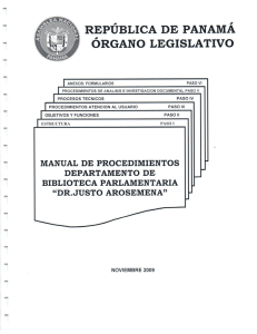 Manual de Biblioteca Parlamentaria.