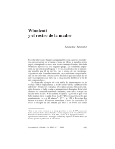 Winnicott y el rostro de la madre1