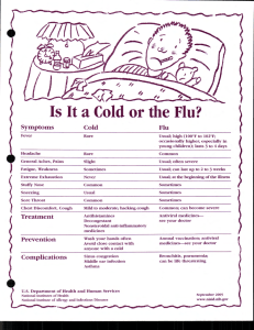 Is It a Cold or the Flu? Symptoms