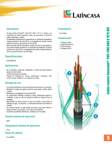 Control PVC-PVC 600 V 75C RPI