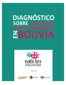 Diagnóstico sobre la violencia sexual comercial en Bolivia
