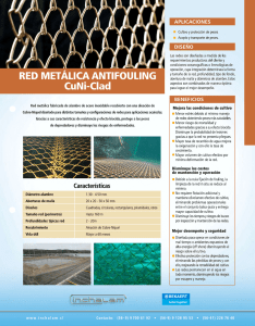 red etálica antifoulii\¡g