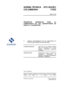 NTC-ISO-IEC 17025-2005