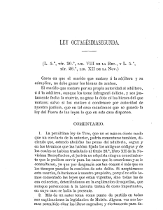 LEY OCTAGÉSIMASEGUNDA.