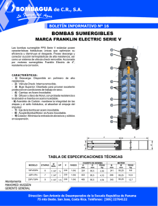 bombas sumergibles marca franklin electric serie v
