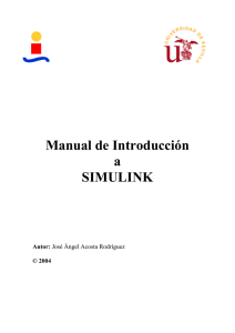 Manual de Introducción a SIMULINK. Práctica 3