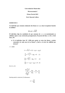 Primer Parcial 2015 - Universidad de Montevideo