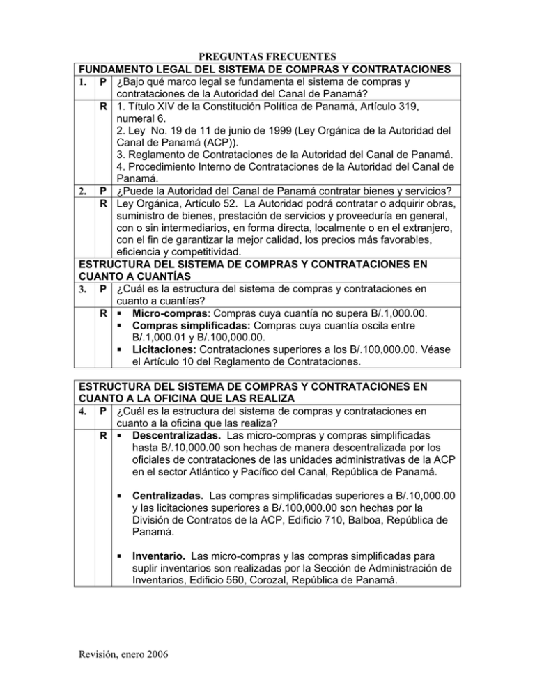 Fundamento Legal Del Sistema De Compras Y