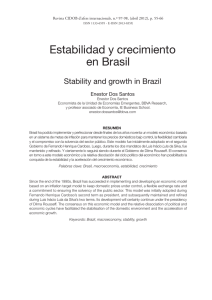 Estabilidad y crecimiento en Brasil