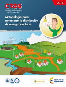 Metodología para remunerar la distribución de energía eléctrica