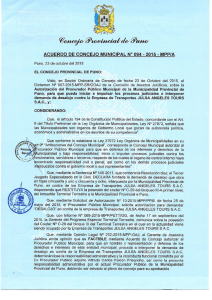 acuerdo qe concejo municipal. nº 094 — 2015