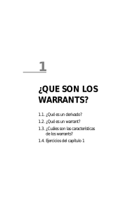 Capítulo 1: ¿Qué son los warrants?