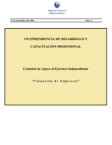Valuación de Empresas - Colegio de Contadores Públicos de México