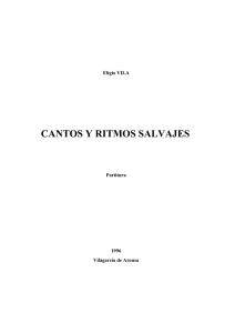 CANTOS Y RITMOS SALVAJES - Asociación Galega de Compositores