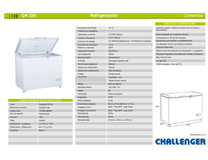 CH 220 Refrigeración Comercial