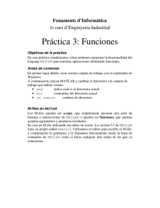 Práctica 3: Funciones