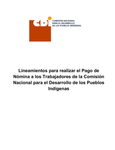 Lineamientos para realizar el Pago de Nómina a los Trabajadores