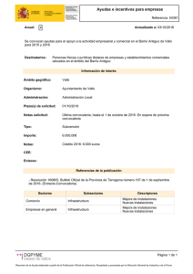 Resolución 160805. Butlletí Oficial de la Provincia de Tarragona
