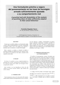 Punzonamiento en losas de hormigon armado