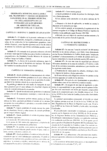 Transporte y vertido de residuos ganaderos en el termino municipal