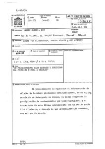 un procedimiento para extraer y purificar una proteina fijada a