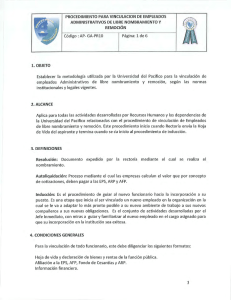 PROCEDIMIENTO PARA vmcumcrom DE EMPLEADOS