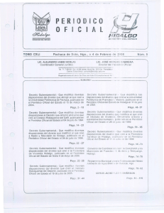 Decreto de creaci&oacute;n VIGENTE - Universidad Polit&eacute;cnica de Pachuca