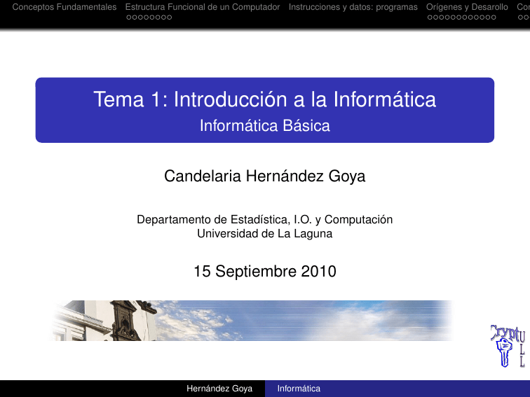 Tema 1: Introducción A La Informática