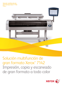 Solución multifunción de gran formato Xerox® 7142 Impresión