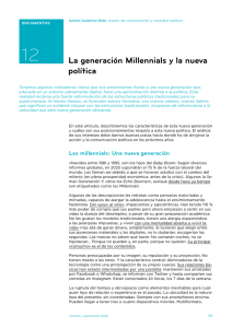 La generación Millennials y la nueva política