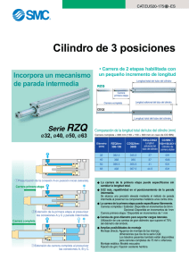 Cilindro de 3 posiciones