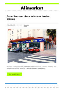 Bazar San Juan cierra todas sus tiendas propias