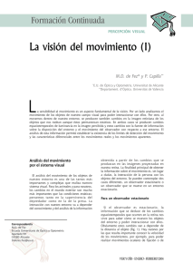 Visión de movimientos - Universidad de Alicante