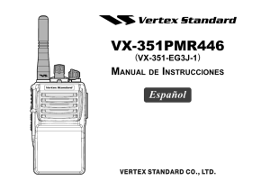 VX-351PMR446 - Vertex Standard