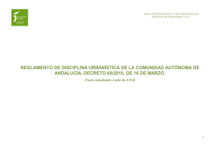 REGLAMENTO DE DISCIPLINA URBAN&Iacute;STICA DE LA