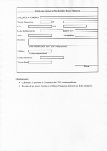 Tipo de Documento I:l N“ I CUIT i |CUIL i Fecha do Naoimionto