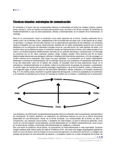 Técnicas visuales: estrategias de comunicación