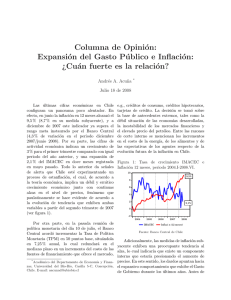 Columna de Opinión: Expansión del Gasto Público e Inflación