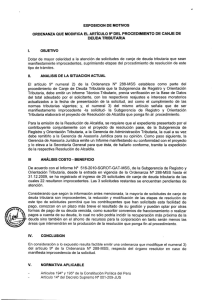 deuda tributaria i. objetivo - Municipalidad de Santiago de Surco