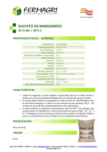 sulfato de manganeso