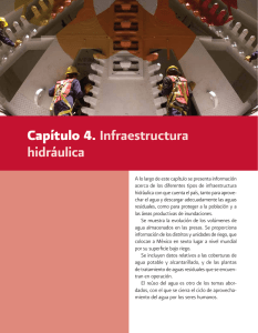 Capítulo 4. Infraestructura hidráulica