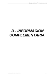 información complementaria.