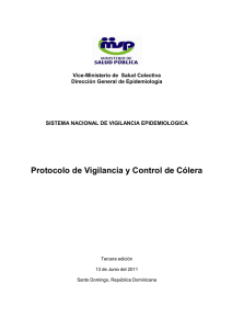 Protocolo de Vigilancia y Control de Cólera