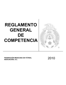 reglamento - Federación Mexicana de Futbol