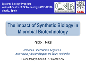 The impact of Synthetic Biology in Microbial Biotechnology Systems