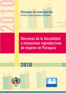 Descenso de la fecundidad e intenciones reproductivas de mujeres