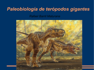 Paleobiología de terópodos gigantes